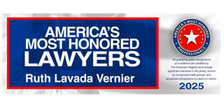 America's Most Honored Lawyers, Ruth Lavada Vernier, 2025
